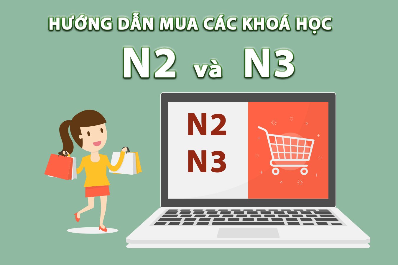 Mua combo khóa học N2, N3