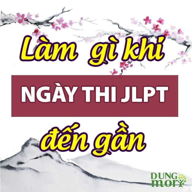 Làm gì khi ngày thi JLPT đến gần?