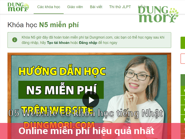 5 website có khóa học tiếng Nhật Online miễn phí hiệu quả nhất hiện nay