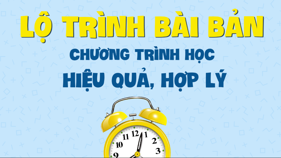 Lộ trình bài bản - chương trình học hiệu quả, hợp lý