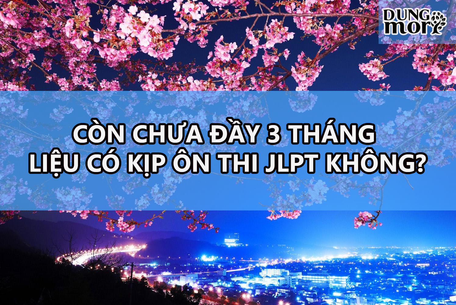 CÒN CHƯA ĐẦY 3 THÁNG LIỆU CÓ KỊP ÔN THI JLPT KHÔNG?