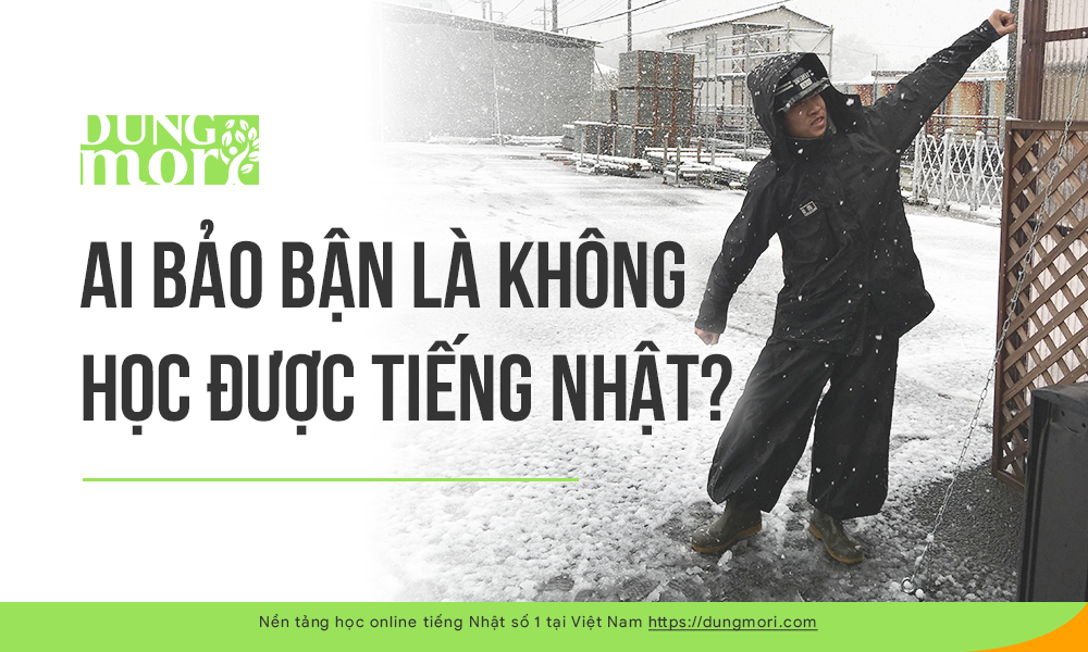 Ai bảo bận là không học được tiếng Nhật?